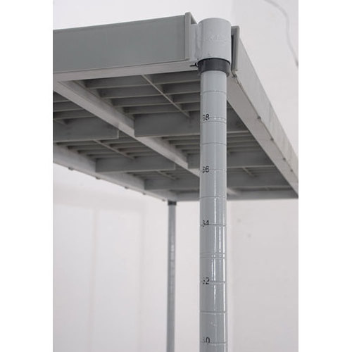 high quality metro plastic shelving fit cool room steel post with plastic shelves and height adjustable