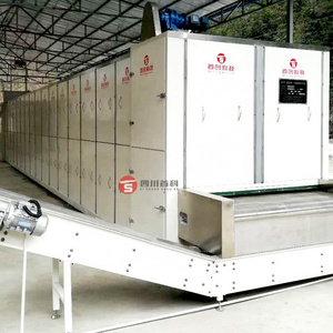 Dried Yam Cassava Okra Konjac Processing Machine 1000 kg/h Automatic Vegetable Drying Machine