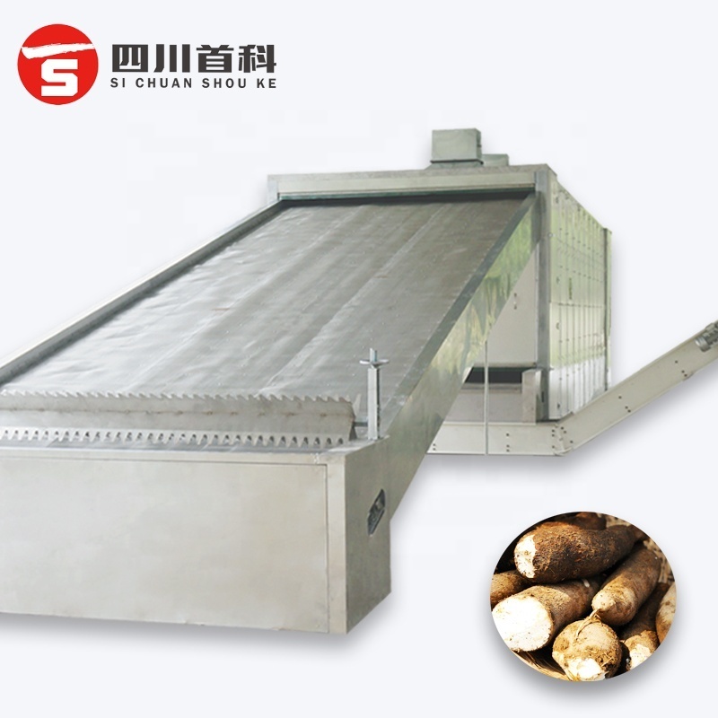 Automatic Dried Cassava Chips Machine 1-50 Tons Capacity Cassava Dryer Drying Machine