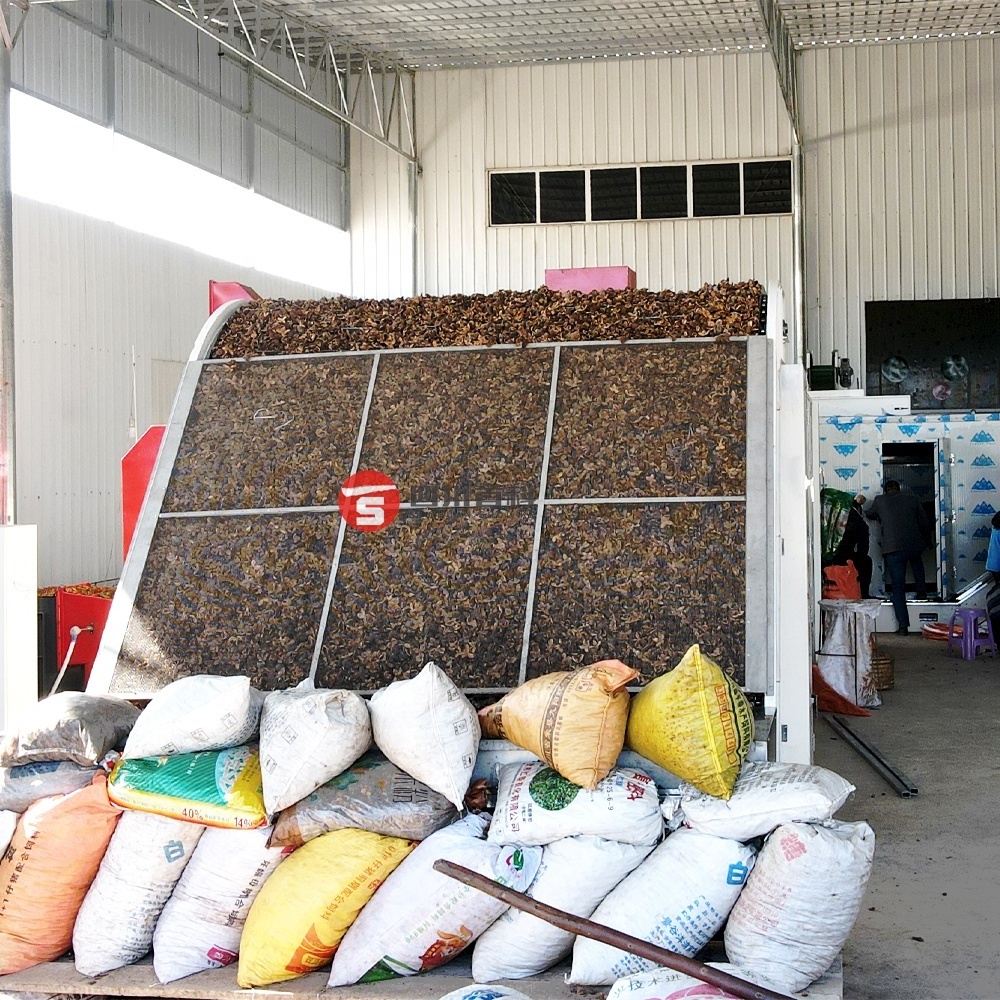 Continuous Beans Nuts Drying Machine Automatic Groundnut Pecan Walnut Dryer Machine