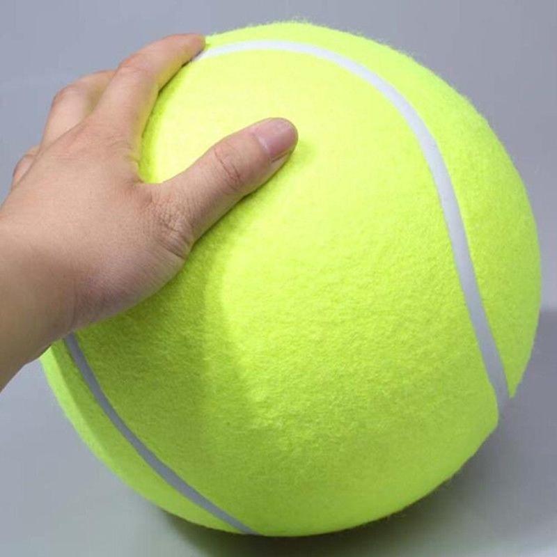 Wholesale Custom Color 9.5 inch Tennis Ball Interactive Fetch Big Large Ball Pet Toys Outdoor Sports Giant Tennis Ball Dog Toys