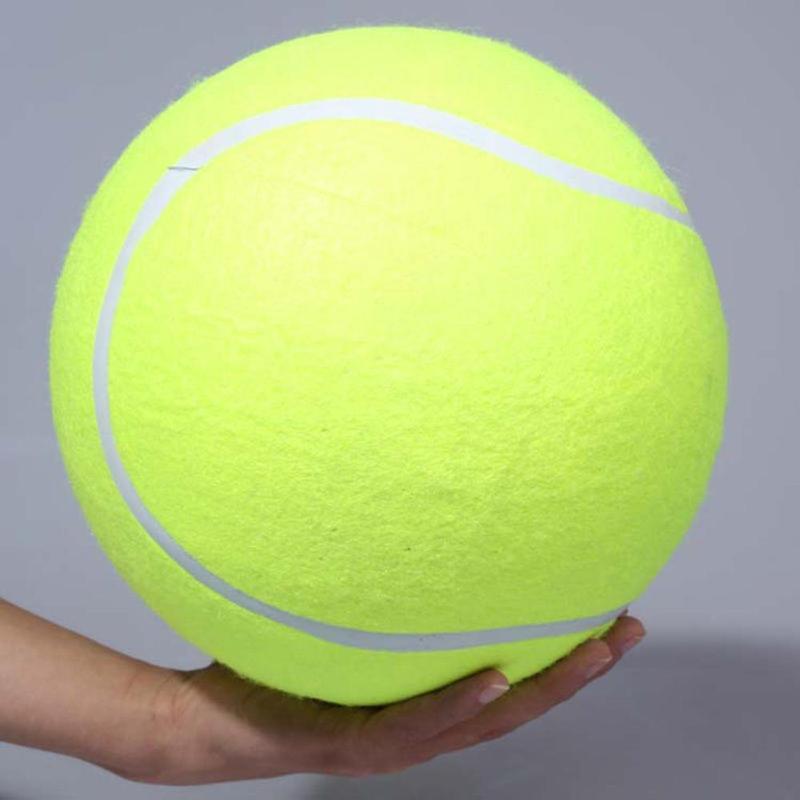 Wholesale Custom Color 9.5 inch Tennis Ball Interactive Fetch Big Large Ball Pet Toys Outdoor Sports Giant Tennis Ball Dog Toys