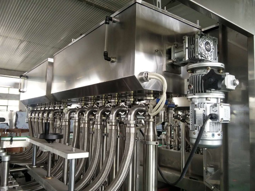 Automatic hot BBQ sauce bottle /can filling machine production line