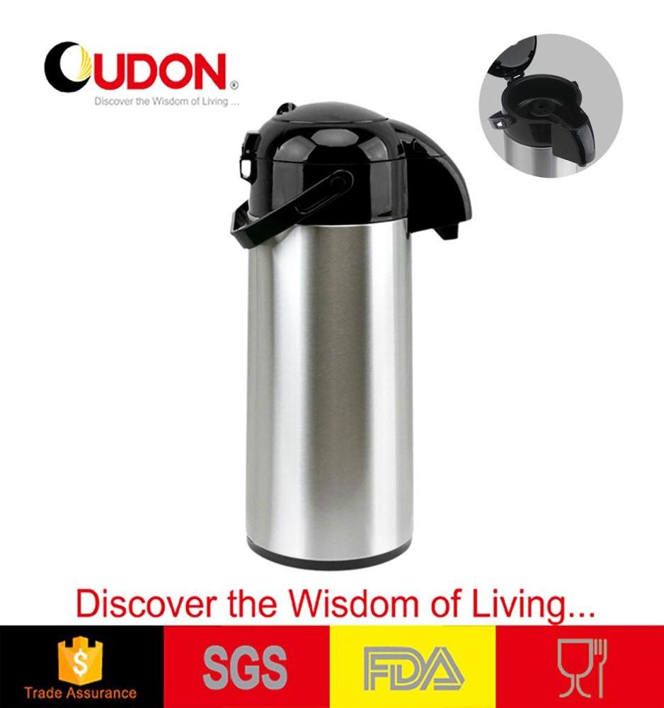 1.9 Liter Stainless Steel Lined thermos air pump pot for coffee