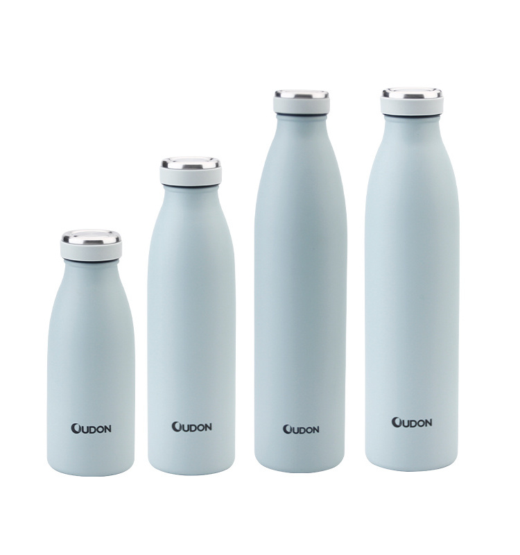 Thermos Sport Water Bottle 350ml,500ml,750ml,1000ml Bullet Shape Stainless Steel Vacuum Flasks