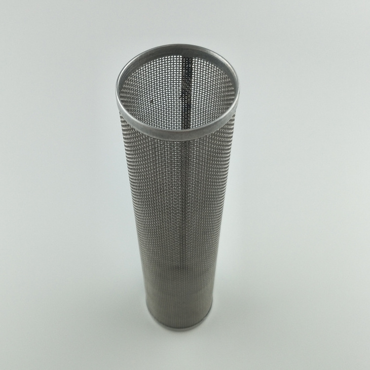 Customized oil-water impurities Stainless steel filter screen micro mesh filter double cylinder filter