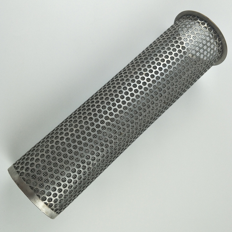 Customized oil-water impurities Stainless steel filter screen micro mesh filter double cylinder filter