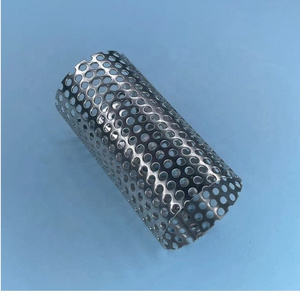 Stainless Steel Filter Screen Tube Perforated Pipe Filter Cylinder Mesh Tube Metal Cylinder