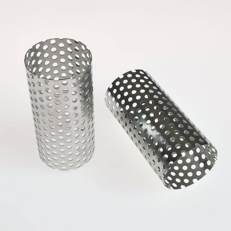 Custom made stainless steel 304 perforated filter tube