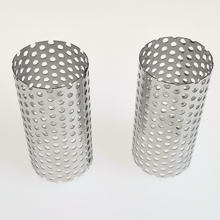 Custom made stainless steel 304 perforated filter tube