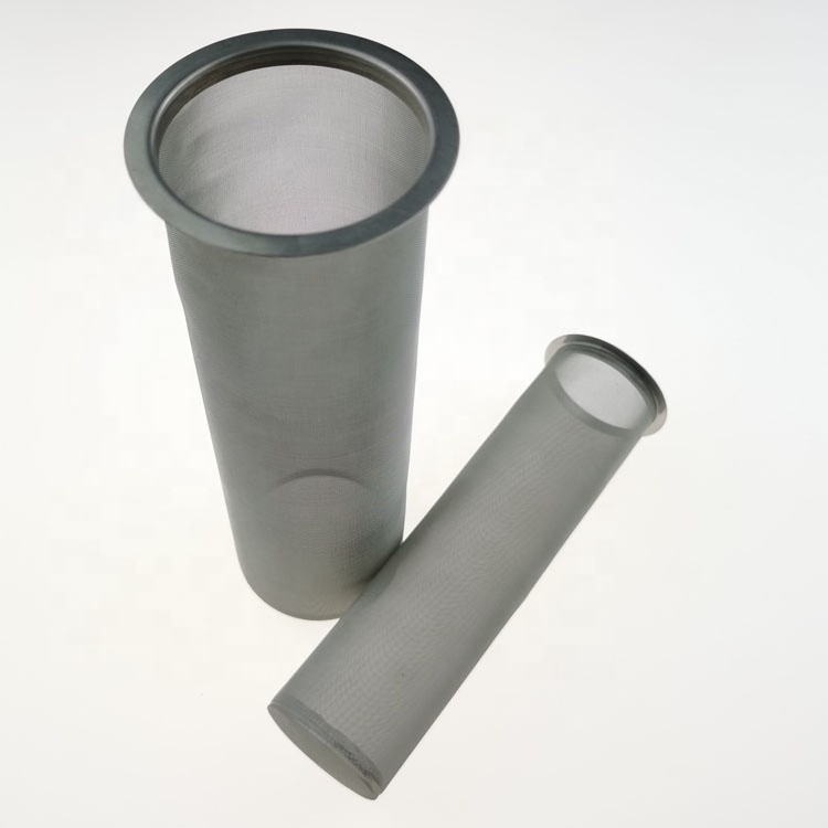 Manufacturer directly sells stainless steel filter cartridges and tubes with various shapes of wire mesh screens  mesh cylinder