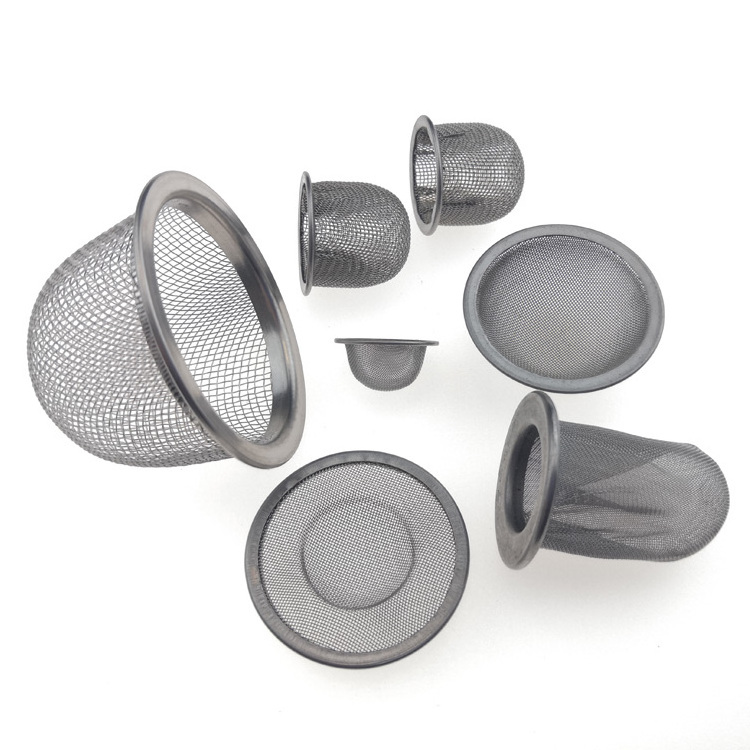 High quality anti rust stainless steel wire filter screen mesh cap/strainer/basket/bowl