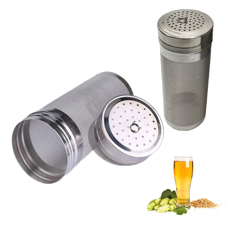 Hop filter cartridge 300 micron mesh  dry hopper filter beer brewing support customization