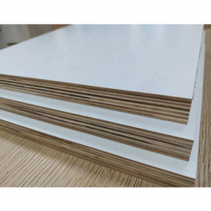 WHITE COLOR  MELAMINE PLYWOOD / MELAMINE HDF SHEET