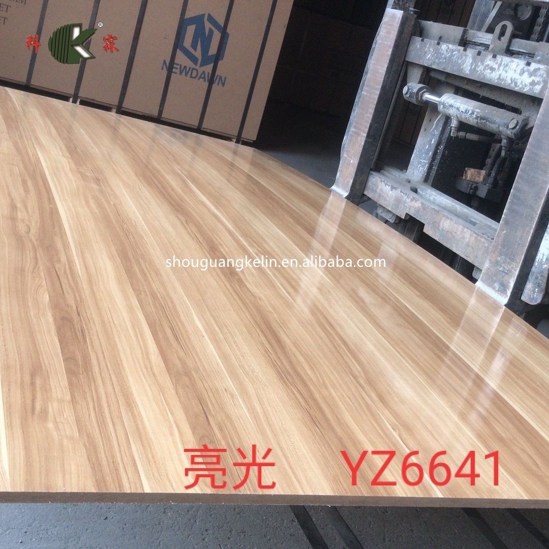 High gloss UV MDF board with melamine paper faced/UV MDF for furniture