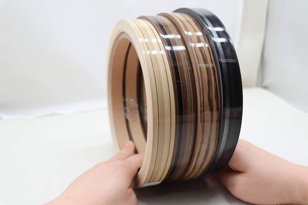 0.4mm 0.45mm 1mm 2mm 3mm Solid Color woodgrain ABS Acrylic PVC Edge Banding factory supply banding strip edge pvc