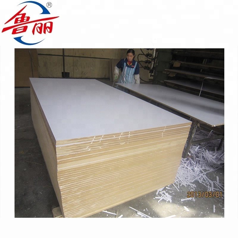 colured faced waterproof 15mm 18mm sheet melamine mdf board