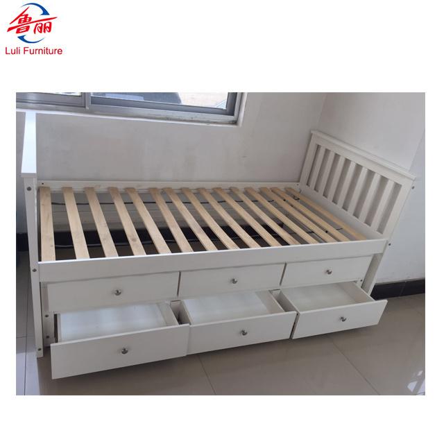 chinese factory modern wooden day bed