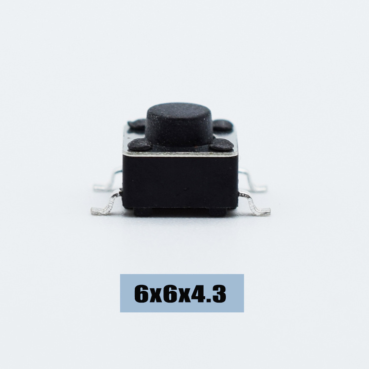 Strict Quality Control high temperature resistance 6*6 6x6 4 pin push on push off tact switch SKHHAQA010 SH-1102M TS04-66