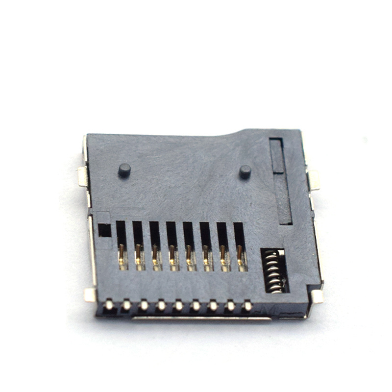 factory wholesale 9pin TF card connector 9pin TF card socket connector TF Memory card connector socket