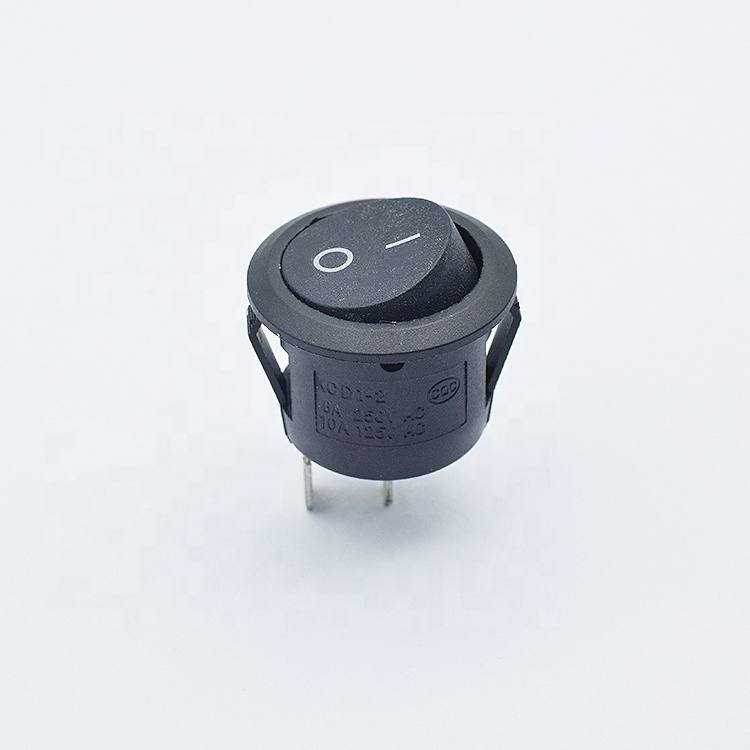 dpdt switch round square head 2/3/4/5 pin on off boat switch KCD-101 LED illuminated round rocker switch