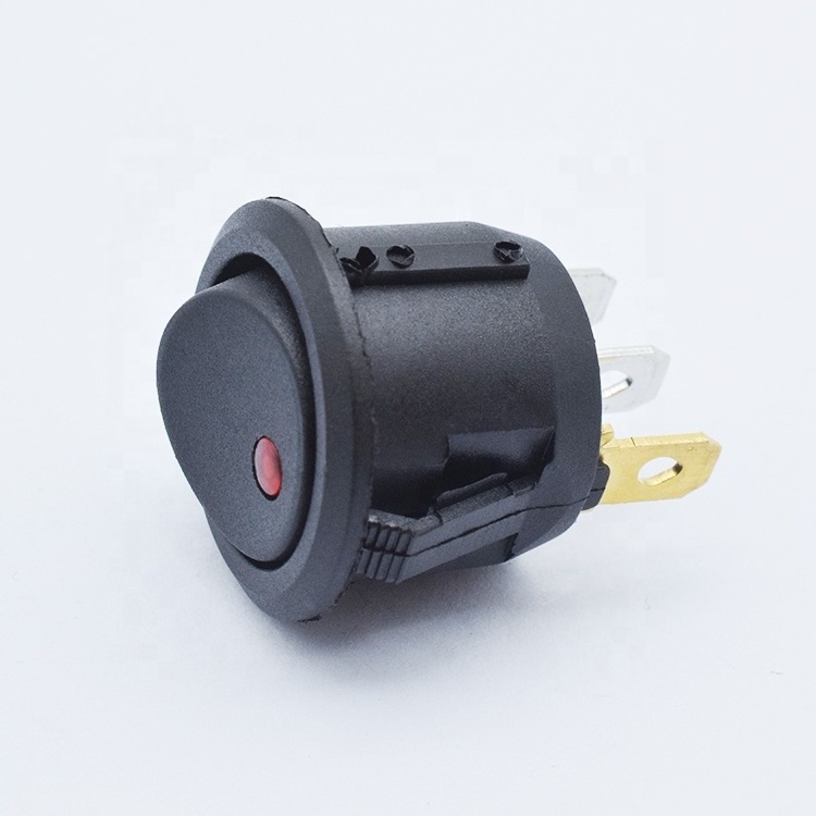 KCD1 10A on-off rocker switch 3 pin KCD1-105-3P with lamp illumination rocker switch