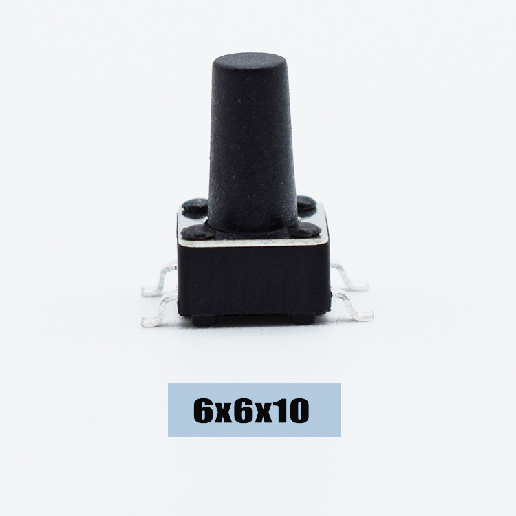 Strict Quality Control high temperature resistance 6*6 6x6 4 pin push on push off tact switch SKHHAQA010 SH-1102M TS04-66