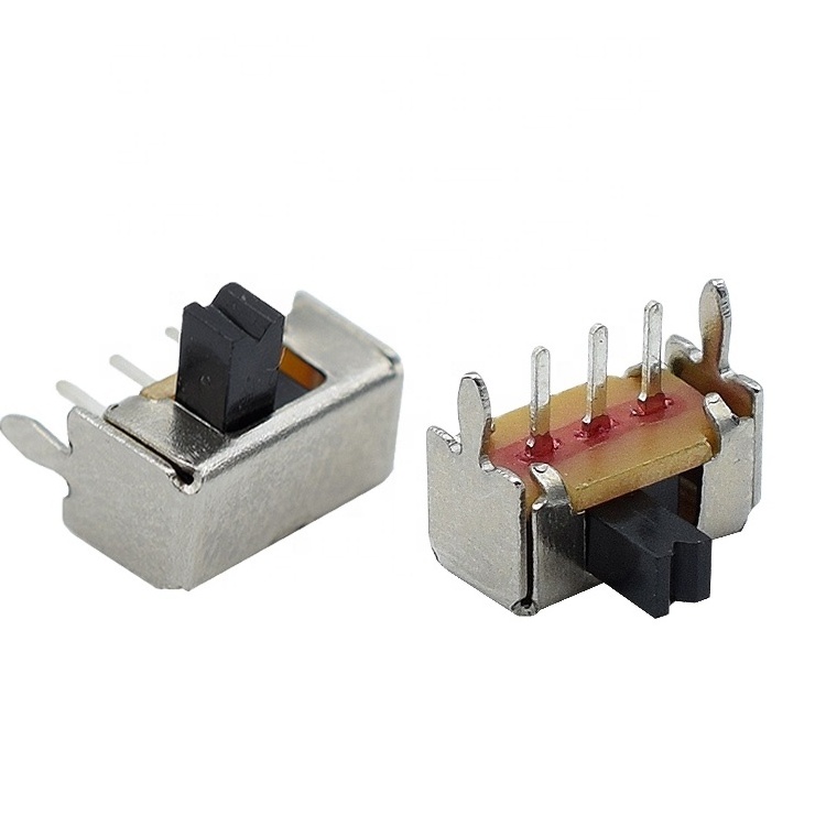 SK12D07 3 pin 2 way mini slide switch Single pole double throw slide switch SSH-12D01-VG4-H