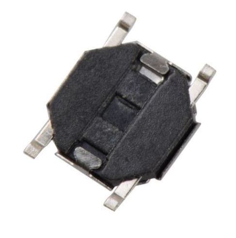 TS-1187  5.2*5.2 4 PIN Metal Tactile 12V Micro SMT SMD cooper stem Switch copper feet cooper Touch tact switch