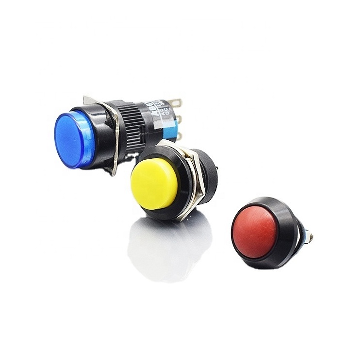 LED metal stainless steel dome push button switches