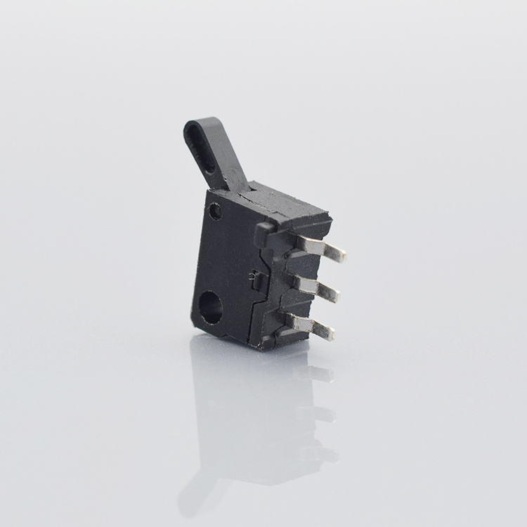 Hight quality Micro switch  KW136 3 pin switch with handle  straight angle apply for mouse manufacture