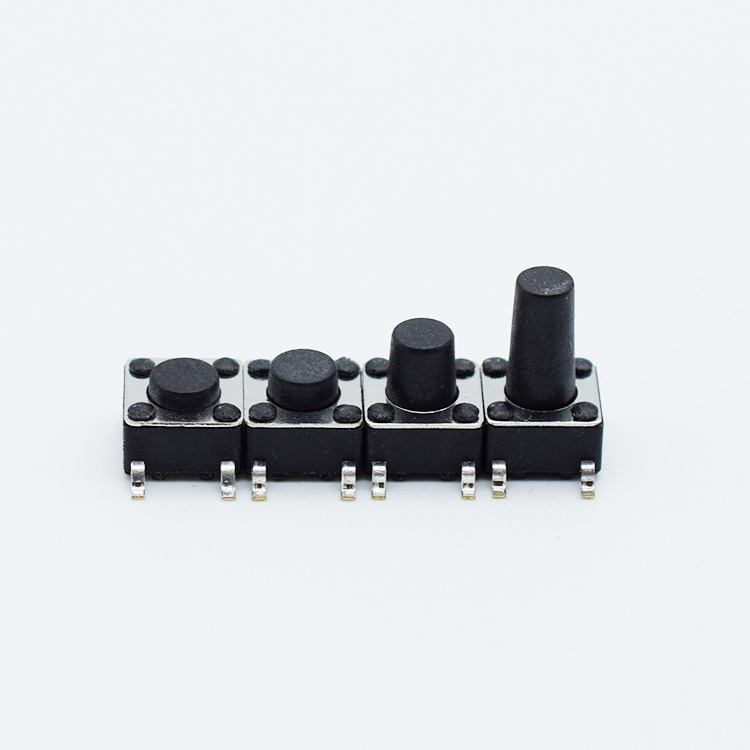 Strict Quality Control high temperature resistance 6*6 6x6 4 pin push on push off tact switch SKHHAQA010 SH-1102M TS04-66