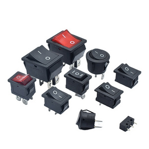 ON-OFF KCD series 12 volt boat led rocker switch ship switch automotive 2pin 3pin square rocker switch