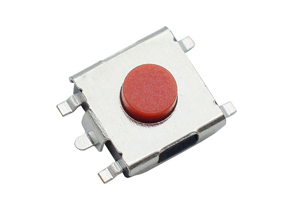 6*6*2.7 red button 5 pin micro switch 12v tactile switch on off switches