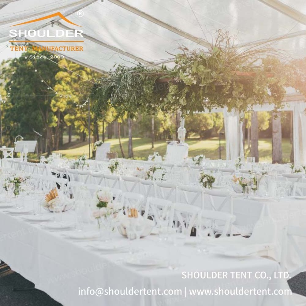 Luxury Aluminum Permanent  Party Event Wedding Tent Transparent Tent For Events