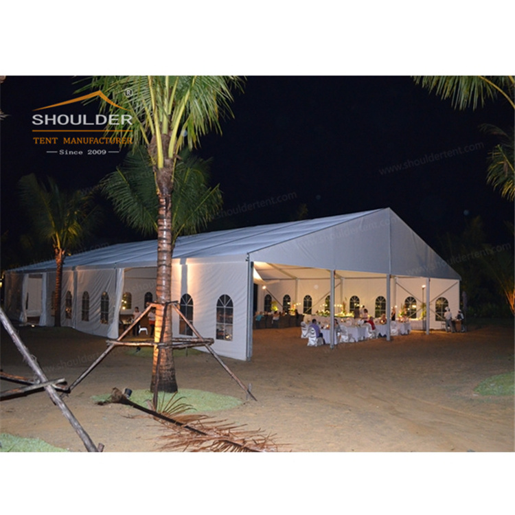 PVC marquee tent Competitive Price with Side Walls 10mx40m