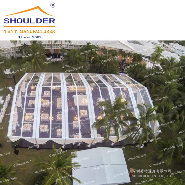 Waterproof large outdoor event clear roof transparent marquee party wedding tent