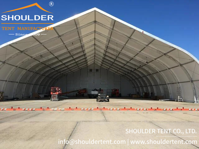 Heavy duty aluminum alloy aircraft hangar tent for car plane exhibition