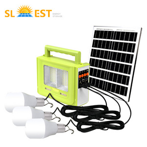 New Design Outdoor Portable Solar Power Station Power Bank Station Rechargeable Camping Lamp Solar Flash Light