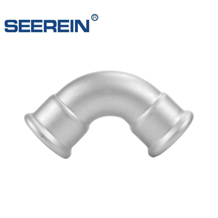 Wholesale price galvanized malleable cast iron pipe fittings bent with 90-degree standard carbon stainless steel pipe fittings.