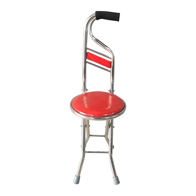 custom factory product folding cane stool chair