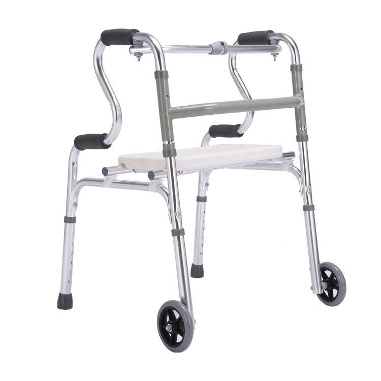 light weight folding foldable medical rehabilitation elderly adult walker for adults elderly people