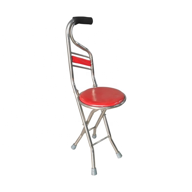 custom factory product folding cane stool chair