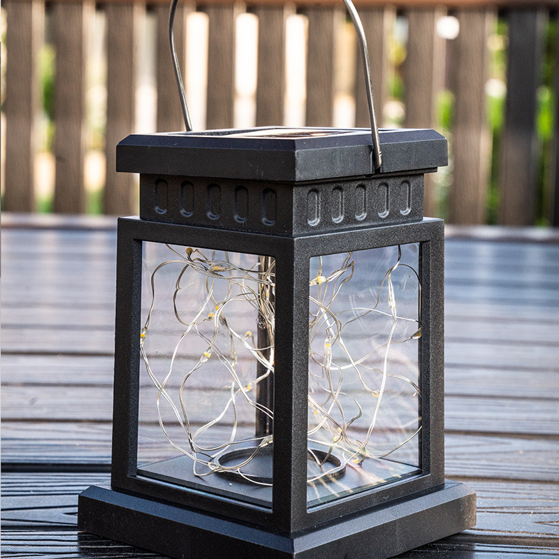 Solar palace Lantern Outdoor Chandelier Outdoor IP65 Waterproof Star Lantern Halloween Landscape Light Garden Light