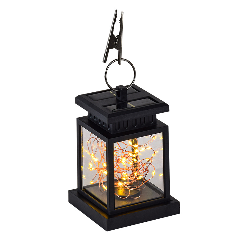 Solar palace Lantern Outdoor Chandelier Outdoor IP65 Waterproof Star Lantern Halloween Landscape Light Garden Light