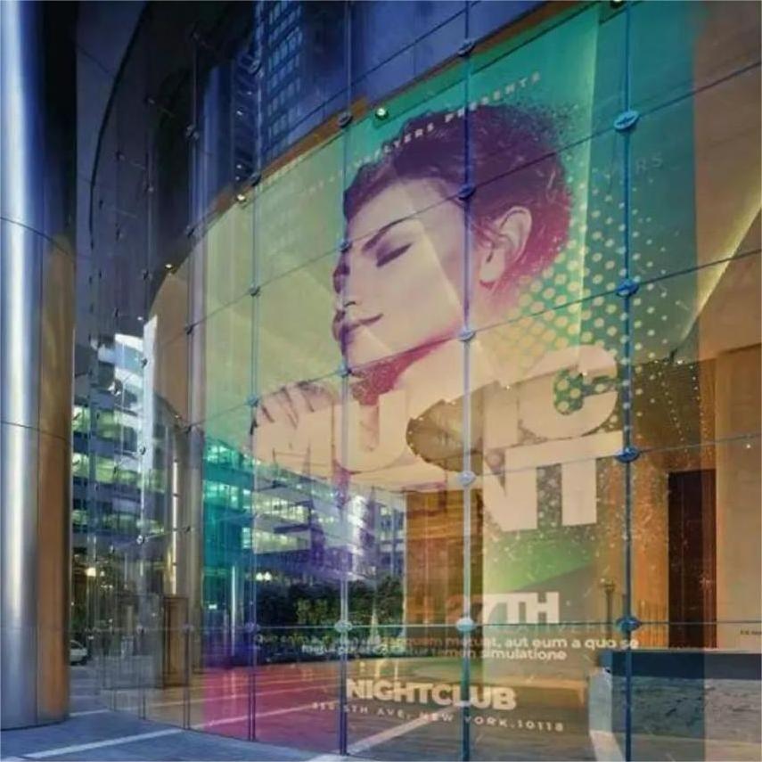 P50 P100 Lightweight HD Advertising Flexible Pixel Led Mesh Display Screen Transparent Led Outdoor Waterproof Grid Screen