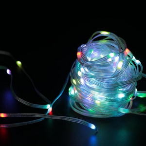 Luces de cuerda holiday lighting christmas wedding copper wire fairy string lights decoration for patio garden birthday party