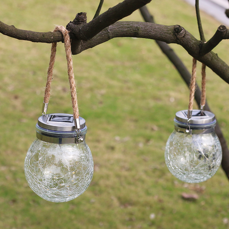 Hanging Solar Mason Jar Lights Led Solar Lanterns Table Lights for Patio use