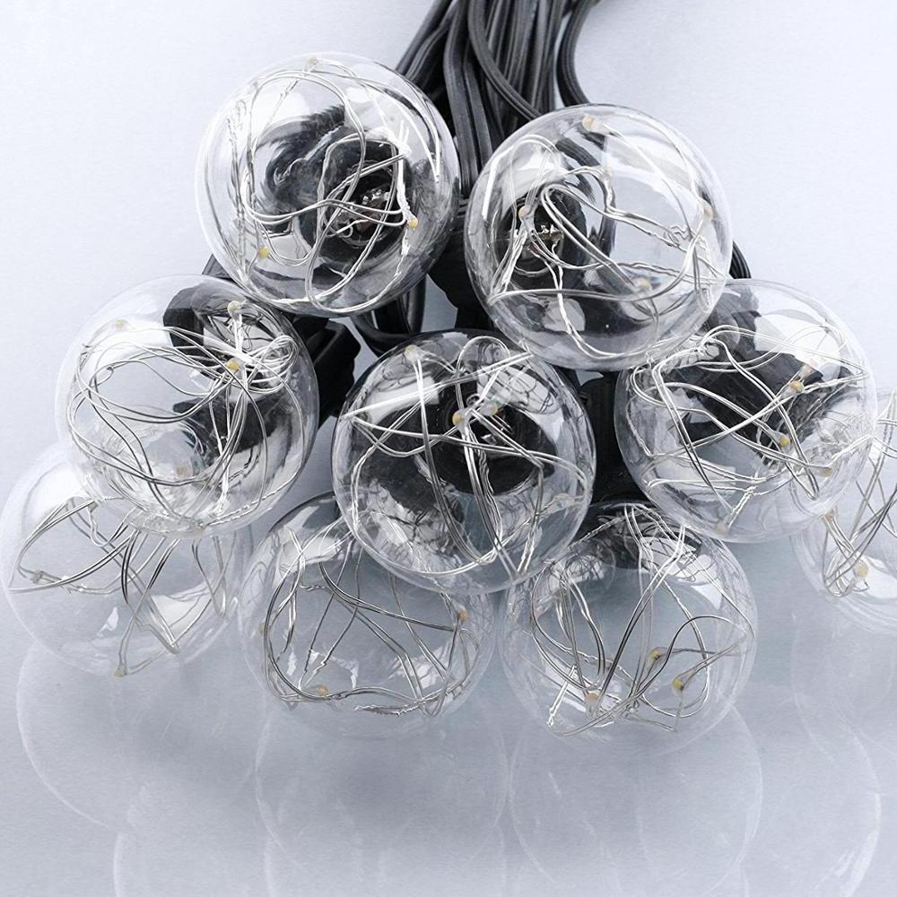 HOT SALE 25FT 50FT 100FT G40 Globe LED String Lights for Outdoor Wedding Party Patio Use