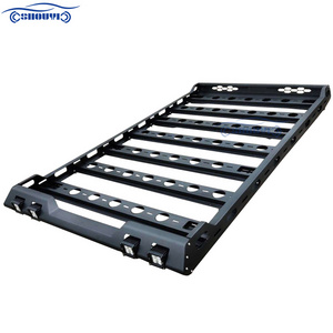 customized steel iron aluminum pad flat bike used ford f150  lc80 fortuner np300  hiace van luggage basket car roof racks